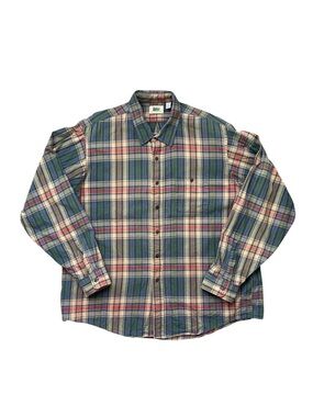 REI Button Down Shirt, Plaid Multicolored, Size XX Large